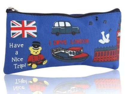Estojo Bolsa Porta Lápis Escolar London #3
