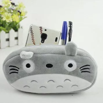 estojo bolsa porta lapis escolar studio ghibli totoro Mochila Pasta Bolsa Desenho Animado 3D Várias Cores