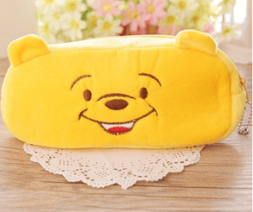 estojo bolsa porta lapis escolar ursinho pooh Estojo Bolsa Porta Lápis Escolar Ovo