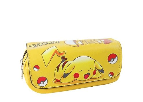 estojo porta lapis anime pokemon pikachu Estojo Porta Lápis Anime One Piece