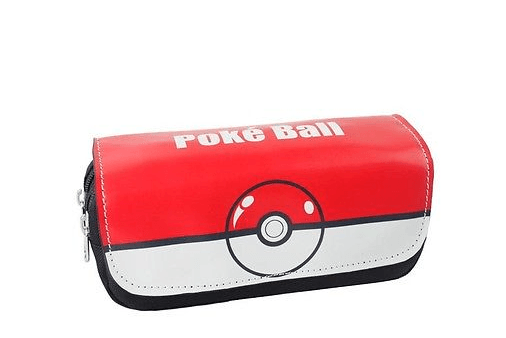 Estojo Porta Lápis Anime Pokemon Pokeball
