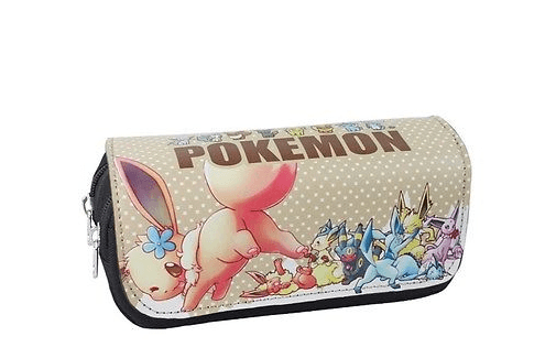 Estojo Porta Lápis Anime Pokemon