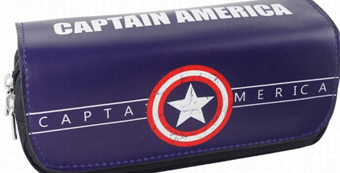 estojo porta lapis marvel captain america capitao america Fidget Hand Spinner Capitão América #03
