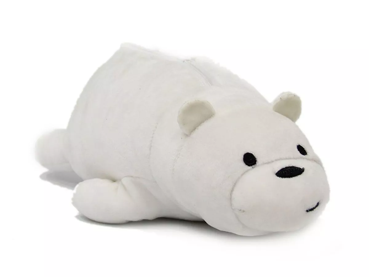 estojo urso polar pelucia 30cm Touca Urso Marrom Grizz