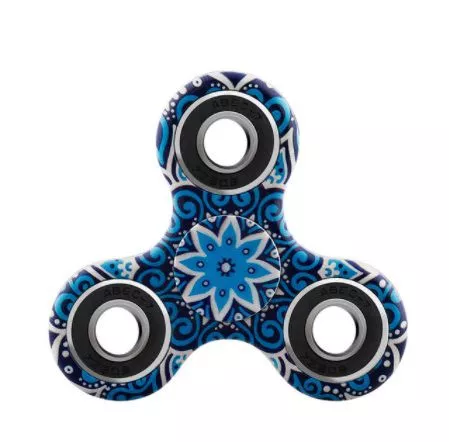 fidget hand spinner colorido 08 Novo flocos de neve fidget spinner edc mão spinners autismo adhd presente aniversário crianças presentes de natal metal dedo brinquedos spinners