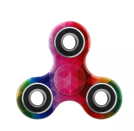 fidget hand spinner colorido 09 Novo flocos de neve fidget spinner edc mão spinners autismo adhd presente aniversário crianças presentes de natal metal dedo brinquedos spinners