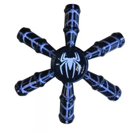 fidget hand spinner homem aranha spider man 02 Novo flocos de neve fidget spinner edc mão spinners autismo adhd presente aniversário crianças presentes de natal metal dedo brinquedos spinners