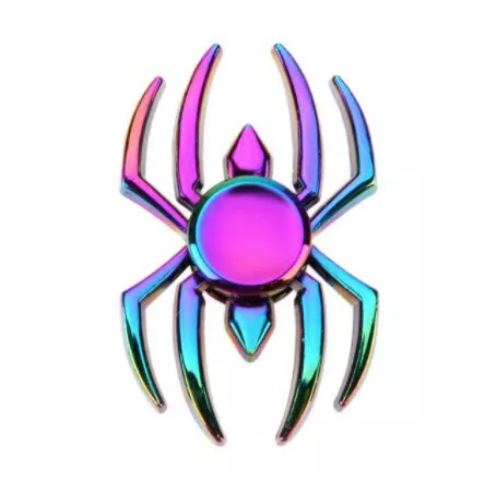 fidget hand spinner homem aranha spider man metal colorido Suporte Anel Dedo Para Celular Alien Colorido