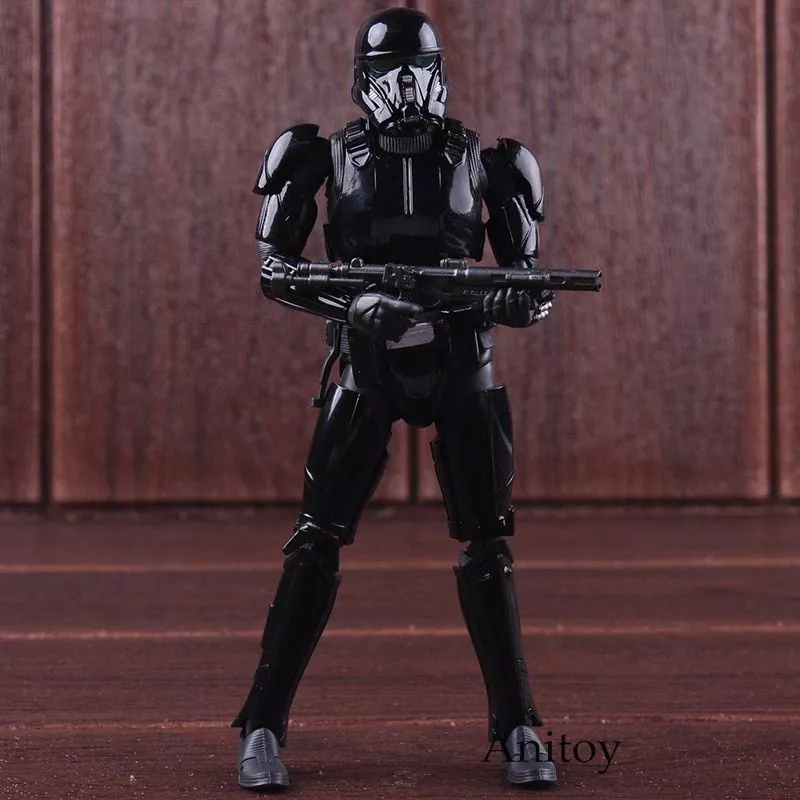 Figura shf star wars figura death trooper pvc ações figura collectible modelo brinquedo 15cm