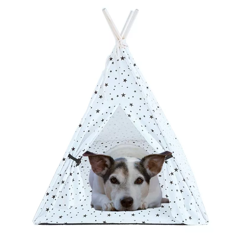 foldable-pet-tent-cat-dog-house-bed-puppy-teepee-sleeping-mat-indoor-outdoor-portable