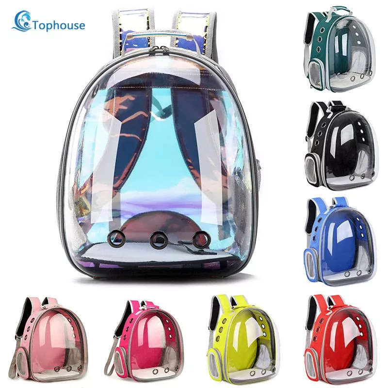 free shipping cat bag breathable portable pet carrier bag outdoor travel backpack for Free shipping Cat bag Breathable Portable Pet Carrier Bag Outdoor Travel backpack for cat and dog Transparent Space pet Backpack