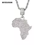 colar-Africa-mapa-iced-para-fora-corrente-strass-cristal-ouro-prata-cor-pingente