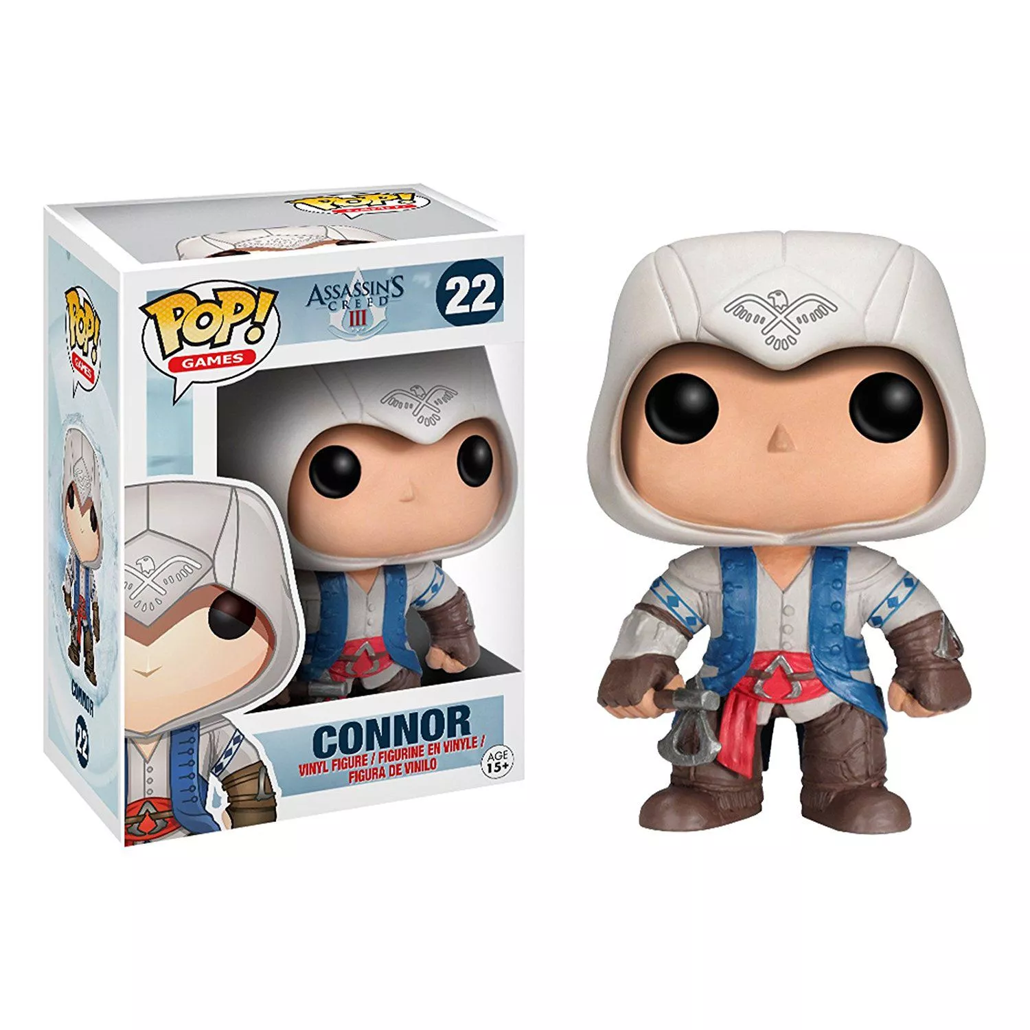 funko pop assassins creed connor Pelúcia marshadow bonecas 22cm peluche brinquedos dos desenhos animados animais de pelúcia brinquedos de natal macio melhor presente