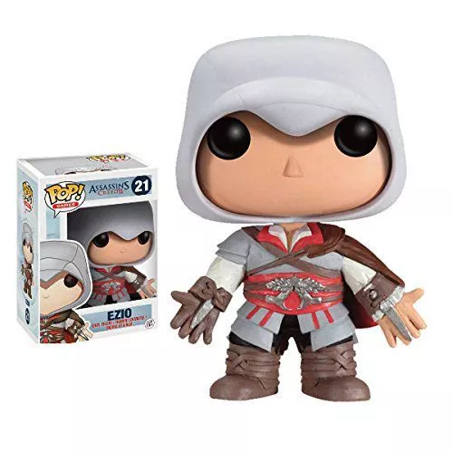 funko pop assassins creed ezio Pelúcia marshadow bonecas 22cm peluche brinquedos dos desenhos animados animais de pelúcia brinquedos de natal macio melhor presente