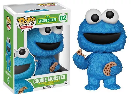 funko pop sesame street cookie monster Mart o monster patisseries brinquedos, figura de ação, presente de aniversário, brinquedo criança, frete grátis