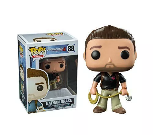 funko pop uncharted nathan drake Action Figure Uncharted 4 nathan drake arma edição final figura de ação brinquedo de modelo colecionável