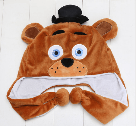 gorro touca freddy fazbear five nights at freddys Touca Gorro Sapo Dos Desenhos Animados cor sólida malha chapéu do inverno chapéu morno Skullies cap beanie chapéu para o miúdo menino e menina 75