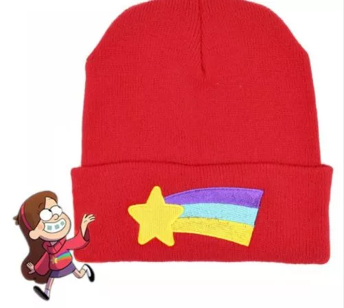 gorro touca gravity falls mabel Touca Gorro Sapo Dos Desenhos Animados cor sólida malha chapéu do inverno chapéu morno Skullies cap beanie chapéu para o miúdo menino e menina 75