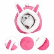 Hamster House Guinea Pig Accessories Hamster Cotton House Small Animal Nest Winter Warm For Rodent/Guinea Pig/Rat/Hedgehog