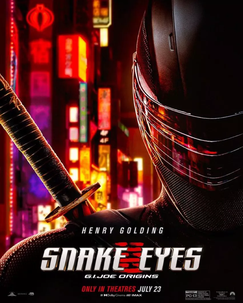 image 2 Divulgado novo pôster para #SNAKEEYES, spinoff de #GIJOE.