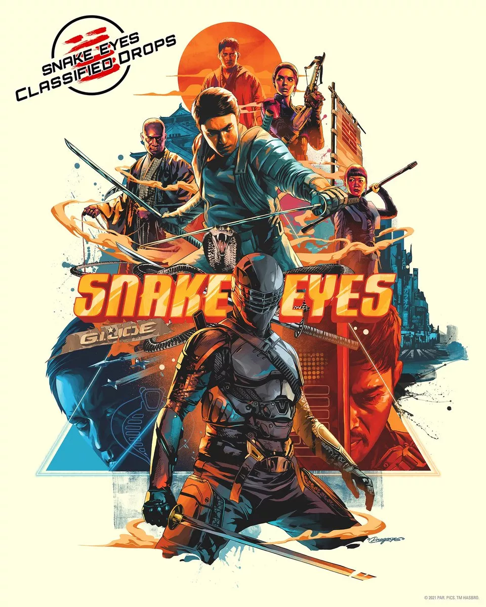 image 6 Divulgado novo pôster para #SNAKEEYES, spinoff de #GIJOE.