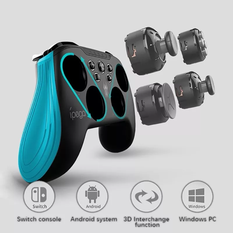 ipega pg 9139 controlador sem fio bluetooth gamepad joystick jogo joypad Suporte Anel Dedo Para Celular Button Smile