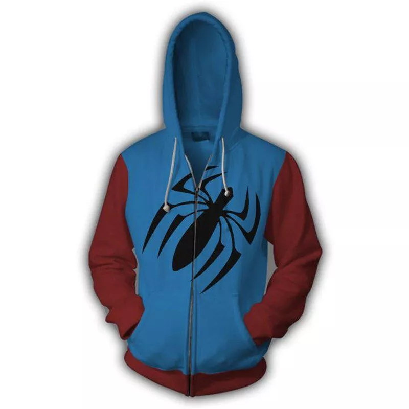jaqueta blusa frio homem aranha spider man marvel game ps4 moletom 7 Jaqueta Blusa Frio Capitã Marvel Uniforme Vingadores Avengers #4 Moletom