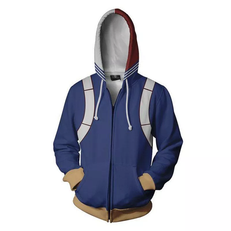Jaqueta Blusa Frio My Hero Academia #2 Boku no Hero Academy Anime Uniforme Moletom
