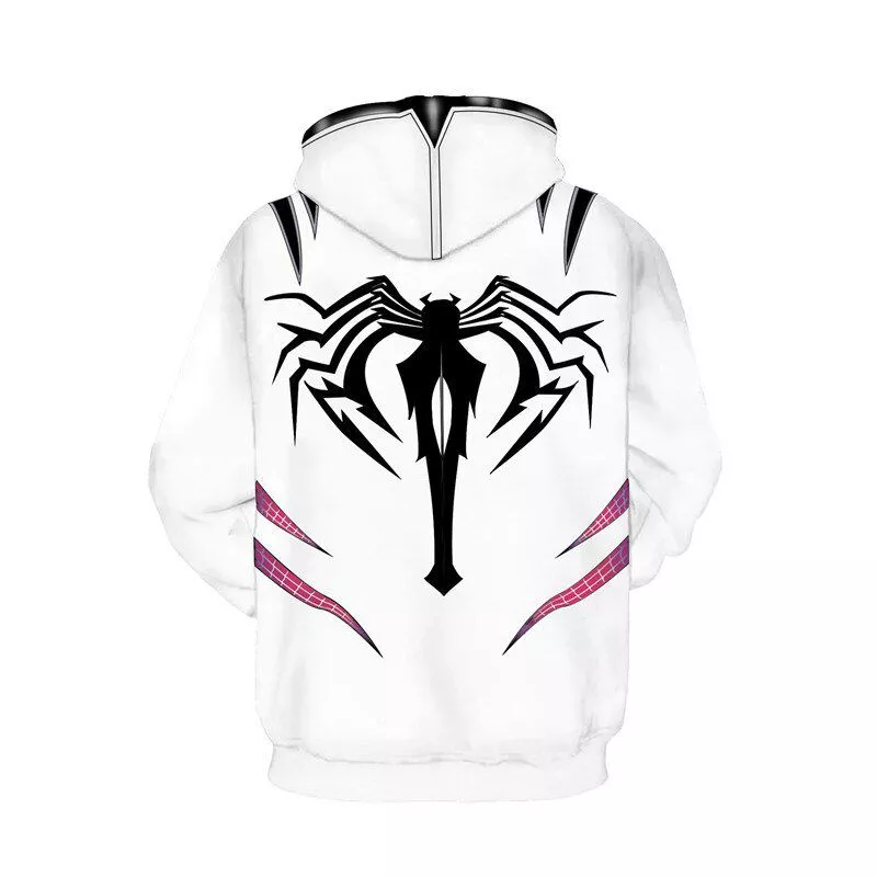 jaqueta blusa frio spider gwen aranha marvel uniforme moletom Jaqueta Blusa Frio Spider Gwen Aranha Marvel Uniforme Moletom