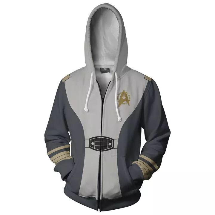 Jaqueta Blusa Frio Star Trek II: The Wrath of Khan Uniforme Moletom