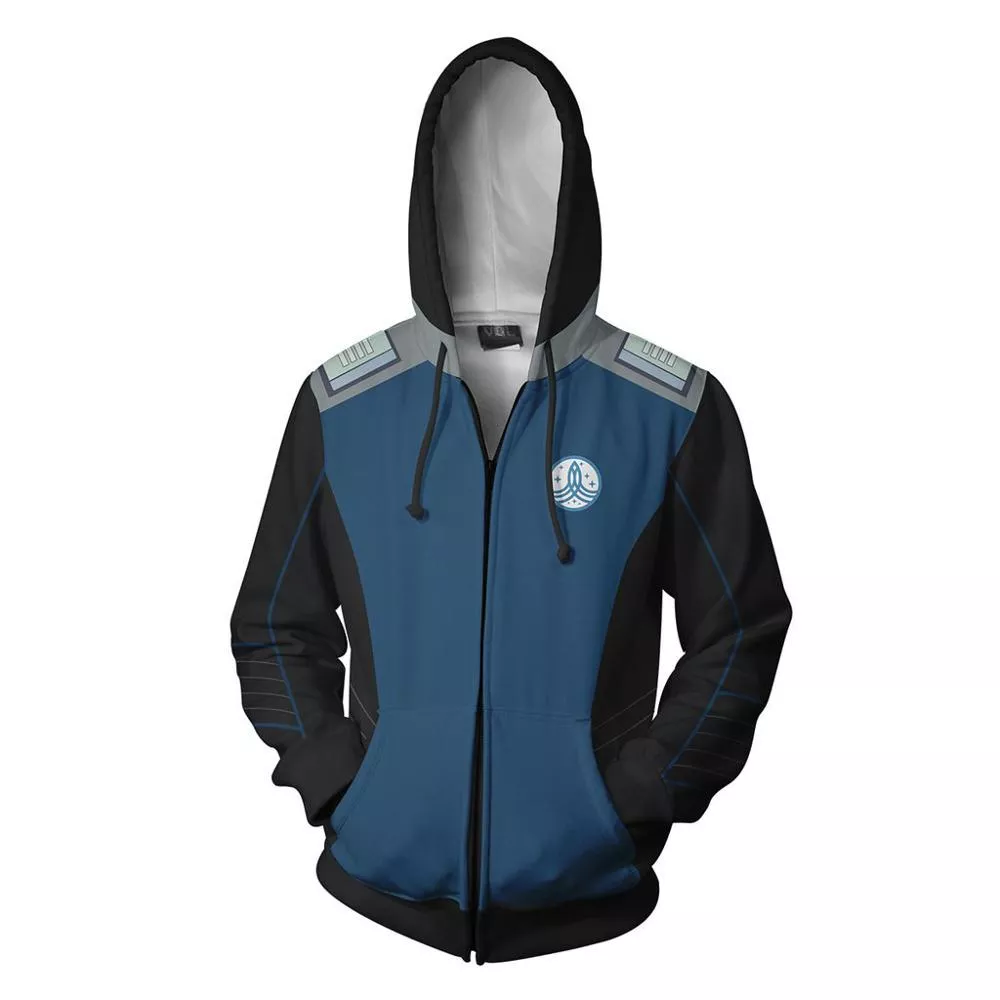 Jaqueta Blusa Frio Star Trek Uniforme #1 Moletom