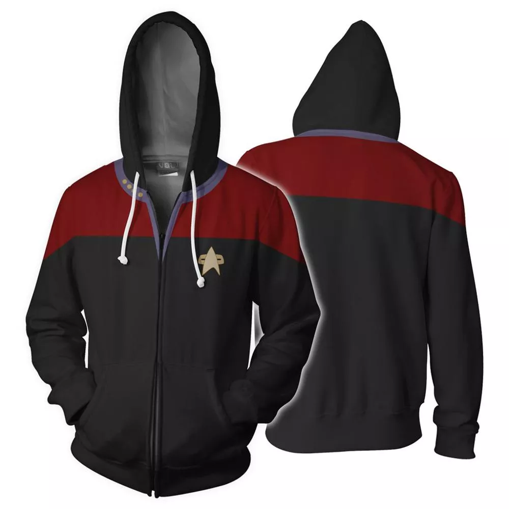 Jaqueta Blusa Frio Star Trek Uniforme #4 Moletom