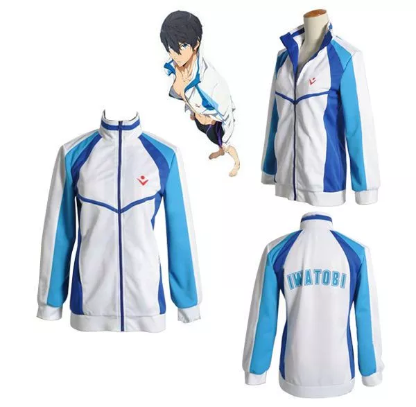 jaqueta cosplay anime free iwatobi swim club clube natacao haruka nanase Camiseta Marvel Disney Reator Homem de Ferro Iron Man SHIELD Vingadores