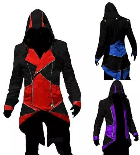 jaqueta cosplay assassins creed preta varias cores Pulseira wrap pulseiras para mulher tira cor folha pássaro várias camadas charme pulseira & pulseira festa moda jóias