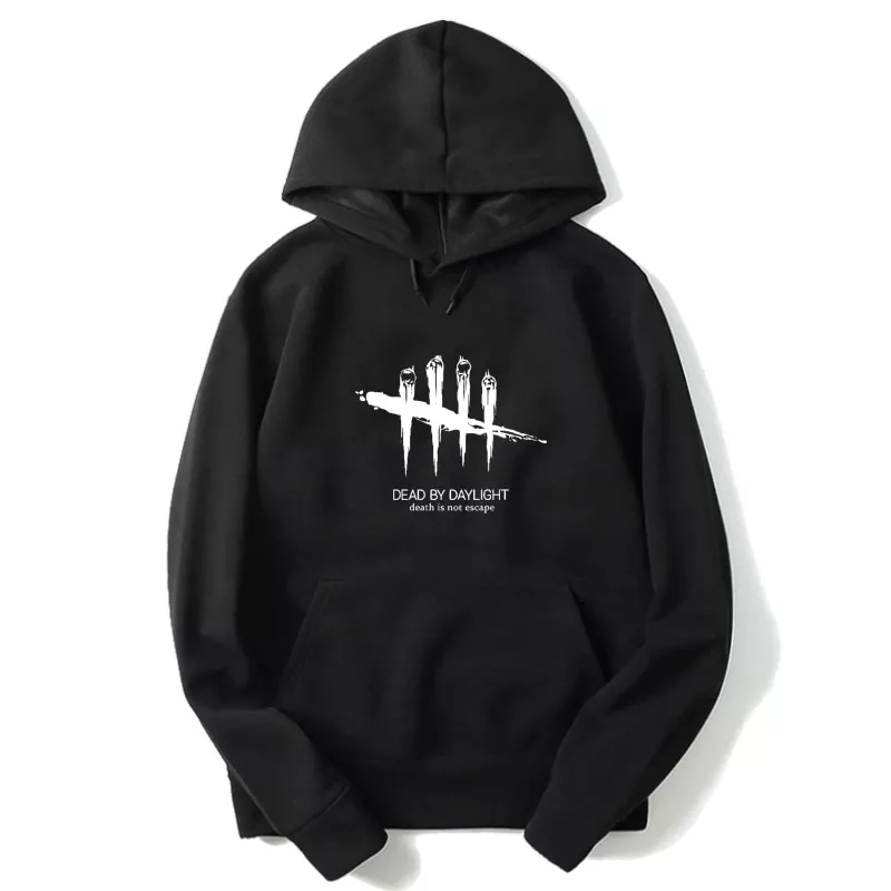 Jaqueta Dead by daylight hoodies streetwear moletom homem harajuku preto hoodie oversized hoodie inverno pulôver manga longa roupas