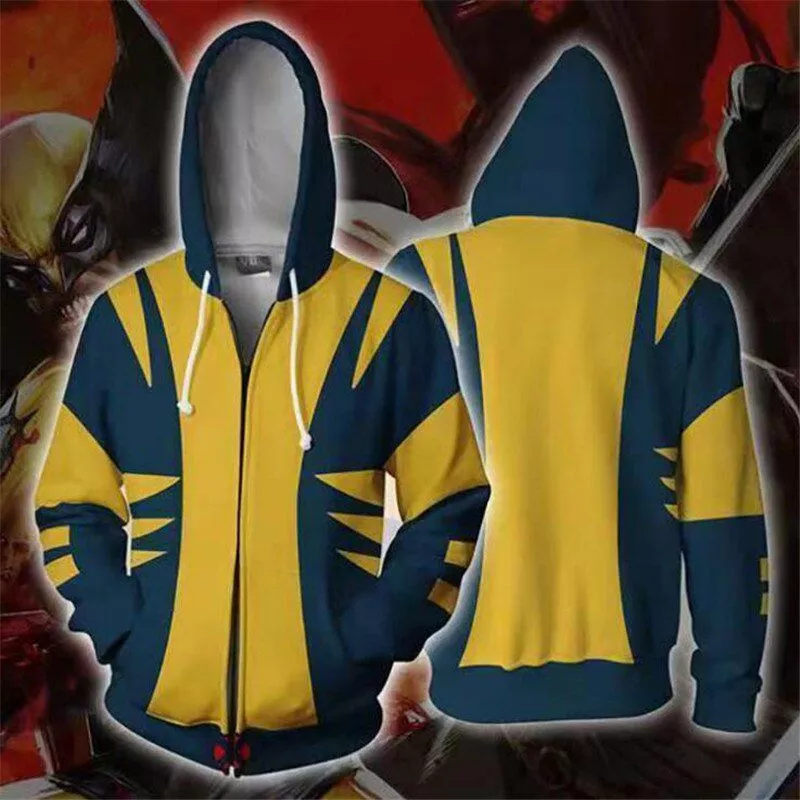 jaqueta marvel x men wolverine ziper hoodie masculino e feminino cosplay camisola Carteira Ghibli Ponyo Moda e linda impressão feminina carteira ponyo bolsa feminina dft5041