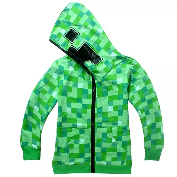 jaqueta minecraft game verde xadrez hoodies meninos casaco meninas casaco Chinelos de abelha fofos para meninas, tamanho grande 42-44, chinelos de inverno, lindo, para cachorro, beetle, sapatos quentes resistente antiderrapante