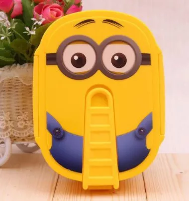 lancheira minion dave Lancheira térmica de nylon portátil, bolsa feminina refrigeradora impermeável com zíper, ideal para almoço, alimentos, 1 peça sacos de sacos