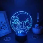 Luminária 3d lâmpada anime sailor moon manga figura led rgb luzes da noite presente legal para o amigo lava lâmpada quarto mesa de cabeceira decoração