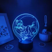 luminaria 3d lampada anime sailor moon manga figura led rgb luzes da noite presente scaled lazied populares desktop2