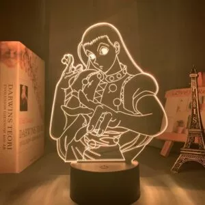 luminaria acrilico led night light anime hunter x hunter decoracao do quarto luz Mangá de Hunter x Hunter volta do hiato.