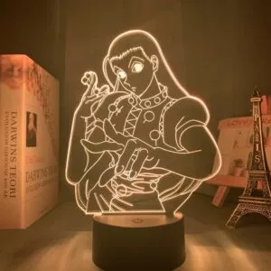 luminaria acrilico led night light anime hunter x hunter decoracao do quarto luz Luminária Tengen toppa gurren lagann kamina led night light para decoração do quarto colorido nightlight anime presente 3d lâmpada kamina gurren lagann