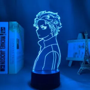 luminaria anime 3d lampada re zero starting life in another world led night light Luminária Anime My Hero Academia Kimetsu No Yaiba shoto todoroki rosto design led night light lâmpada para crianças criança meninos quarto decoração lâmpada de mesa acrílico presente