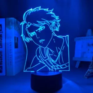 luminaria anime attack on titan levi ackerman acrilico 3d lampada para casa Luminária InuYasha anime kirara figura led noite lâmpada para decoração do quarto led sensor de toque colorido 3d noite luz original anime inuyasha presente