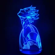 Luminária Anime Haikyuu bokuto 3d led anime ilusão nightlights led mudança de cor lâmpada mesa para decoração casa