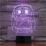 Luminária Anime himouto umaru-chan 3d luz da noite diy led cor mudando iluminação figura de ação brinquedos para crianças lâmpada de mesa