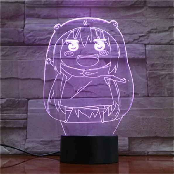 luminaria-anime-himouto-umaru-chan-3d-luz-da-noite-diy-led-cor-mudando-iluminacao