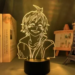 luminaria anime luz da noite haikyuu tadashi yamaguchi para decoracao do quarto Luminária My Hero Academia Boku No Hero Academy Anime 3d luz meu herói academia para decoração do quarto presente de aniversário mangá gadget meu herói academia katsuki bakugo 3d lâmpada