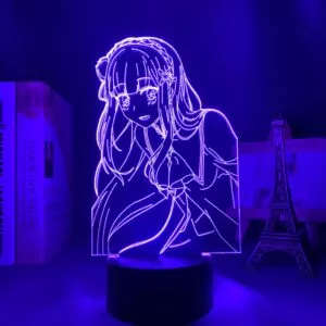 luminaria anime re zero starting life in another world led night light para Luminária Anime re zero starting life in another world led night light para decoração do quarto nightlight presente re zero emilia 3d lâmpada