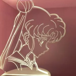 luminaria anime sailor moon 3d night light criativo quarto cabeceira lampada de mesa Luminária Attack On Titan Levi ackerman acrílico 3d lâmpada ataque em titã para casa decoração do quarto luz presente da criança levi ackerman led night light anime